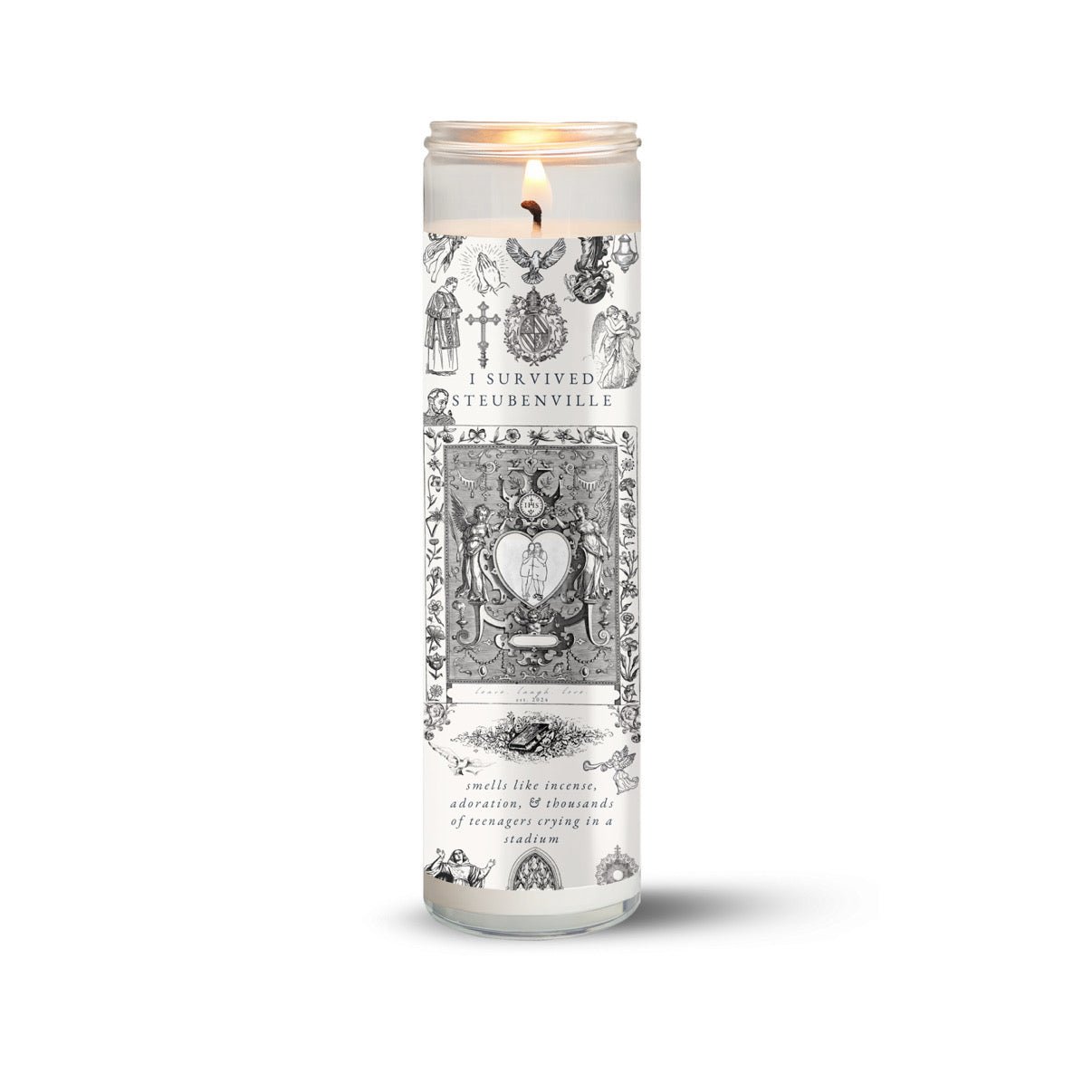 I Survived Steubenville Prayer Candle